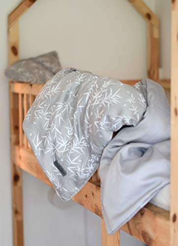 Manostiles Danish Design - Biancheria da letto per bambini in biologico colore: lupo cotone grigio