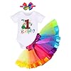 ODASDO-Baby-Girl-Toddler-Kids-1st-2nd-3rd-Birthday-Party-Cake-Smash-Outfit-Rainbow-Tutu-Skirt-Set-Photo-Shooting-Clothes ODASDO Baby Girl Toddler Kids 1st 2nd 3rd Birthday Party Cake Smash Outfit Rainbow Tutu Skirt Set Photo Shooting Clothes
