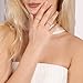 Meissa 925 Sterling Silver Rings for Women Dainty Simple Stackable Ring Handmade Cubic Zirconia Wedding Bands Gifts for Girlfriend Her Size Adjustable, Silver