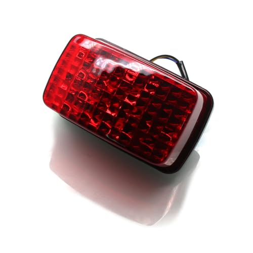 Image of MZS ATV Tail Light LED Brake Taillight for 5KM-84710-01-00 5KM-8472C-10-00 | fits Big Bear Bruin Grizzly Kodiak Rhino Viking Wolverine, Waterproof Dustproof Running Brake Lamp Stop Light