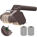 LyriFine Electric Grill Brush for Outdoor, Dual Roller BBQ Grill Cleaner with 2-Speed, Bristle Free Cordless Grill Tools, 155 Mins Runtime & LED Light for Camping Backyard Barbecue (XL)