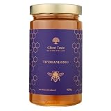 Thymianhonig aus Kreta, Griechenland – 920g Glas – 100% Roh & Unpasteurisiert – Naturbelassen & Premium-Qualität, direkt vom Imker – GReat Taste the wealth of the earth