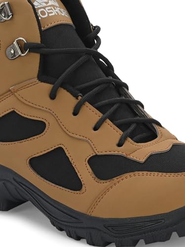 Image of Leo Men's Waterproof Non-Slip Lightweight Outdoor High Top Ankle Boots For Men