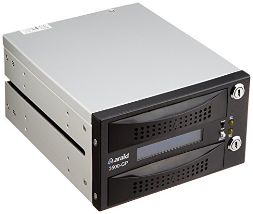 ACCORDANCE 2ベイ SATA/SATA LCD付内蔵型ミラーRAIDユニット 黒