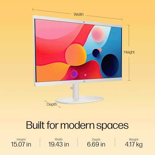 HP All-in-One PC, Windows 11 Home, Intel Processor N200, 21.45-Inch (54.5 Cm), FHD, Intel UHD Graphics, 720P HD Camera W/Privacy Shutter, Dual Speakers (Win 11, White, 4.17 Kg), Dg0154In 7 41XBmi2R0tL