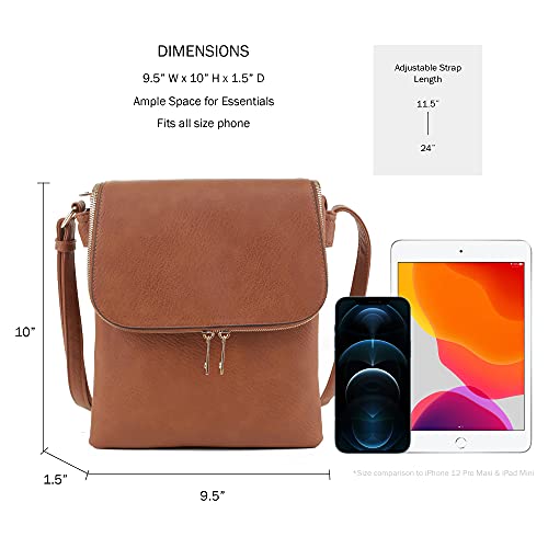 JESSIE & JAMES Cheyanne Concealed Carry Crossbody Bag with Lock and Key3