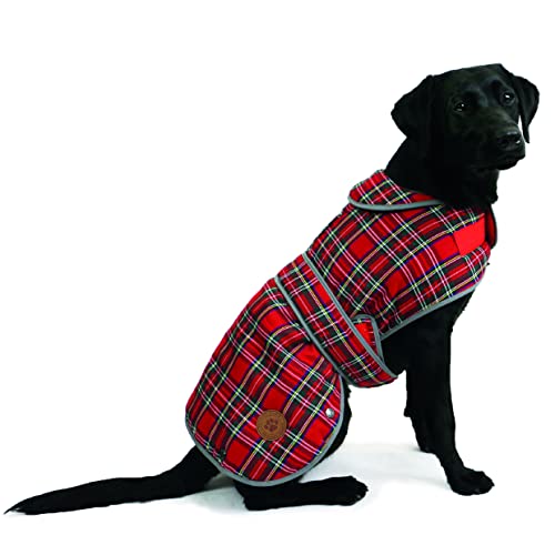 Abrigo de Muddy Paws para Perros con Estampado tartán escocés Cover