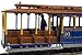Bachmann Trains - Cable CAR with Grip Man - Blue & TAN #16 - HO Scale