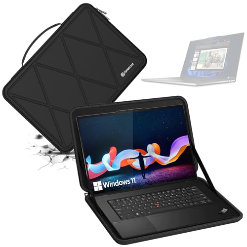 Image of Smatree Hard EVA Protective Sleeve Case Compatible for 16 inch Lenovo ThinkPad P1 Gen 7 Mobile Workstation,16 inch Lenovo ThinkPad T1g Gen 8, Waterproof and Anti-Shock Sleeve (X8279T)