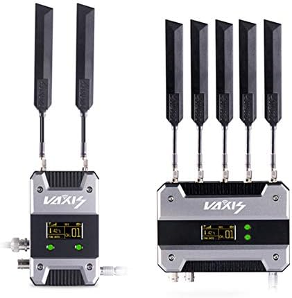 VAXIS Storm 1000FT+ Wireless WHDI Video Transmission System 3G-SDI HDMI Broadcast Video Transmitter & Receiver Compatible with RED Sony DSLR