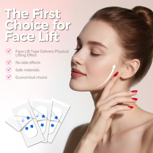 Image of Face Tape, Face Lift Tape, Face Tape Lifting Invisible, Face Lift Tape Invisible Sagging Skin Around The Face, Hides The Double Chin and Creates A v-Shaped Face 200PCS