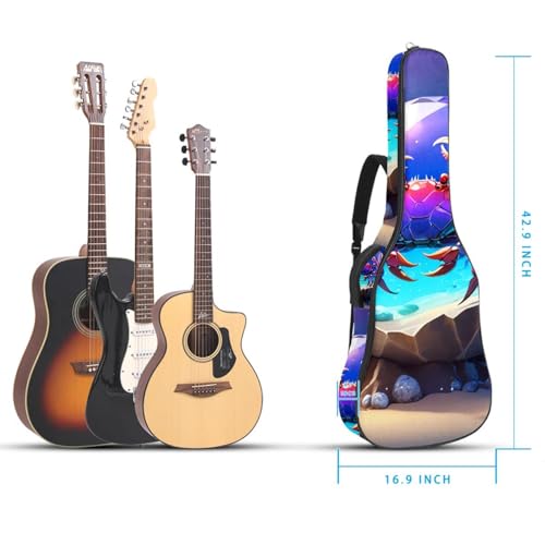 Sac pour guitare multicolore pour trajets sous la pluie - 5