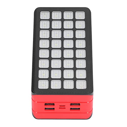 Power Bank de 50000 MAh Portátil con 32 LED Batería Externa Roja