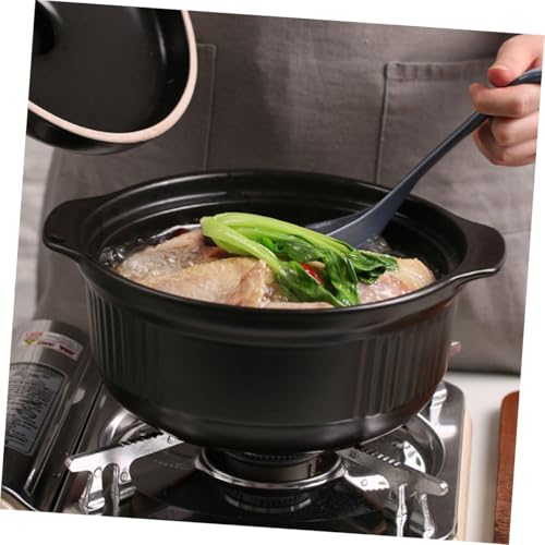 Casserole en céramique Hemobllo marmite robuste transfert thermique optimal