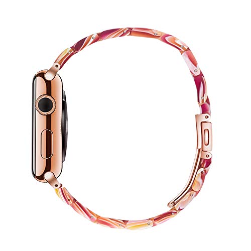 Image of Light House Apple Watch Bands-Fashion Lightweight Resin iWatch Bands for Women Men 38mm /40mm /41mm /42mm(Series 11 10), 49mm /46mm /45mm /44mm /42mm(S 3 2 1), Compatible with Apple Watch Series 11 SE 10 9 8 7 6 5 4 3 Ultra