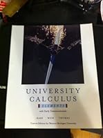 University Calculus: Elements with Early Transcendentals, Western Michigan University 0555029670 Book Cover