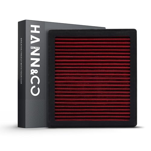 HANN&CO Washable Reusable High Flow Durable Cabin Air Filter（HCC1011-X）