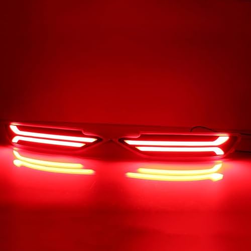 Miniatura 5 de Conjunto de luz trasera LED  Compatible con Hyundai Tucson 2015-2017, reflector de parachoques, conducción, freno, niebla, luces direccionales