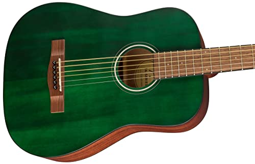 Fender Guitare acoustique alternative à 6 cordes, droite, vert (0971170192) - Les Beatles, Paul McCartney, John Lennon, RIngo Starr, George Harrison Fender Guitare acoustique alternative à 6 cordes, droite, vert (0971170192) – Image 4