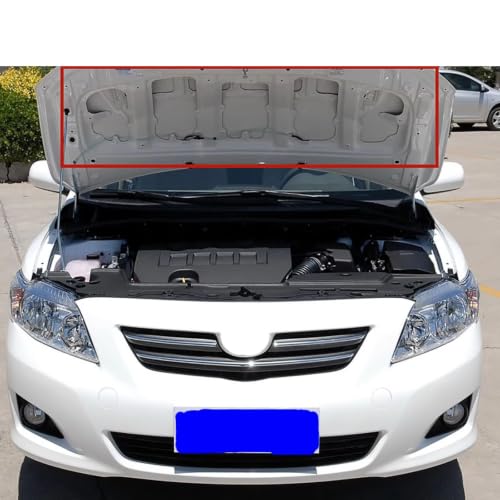 Coton d'isolation thermique phonique double action pour capot Corolla - 5