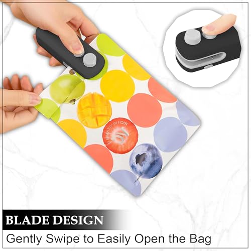 Image of GLUN USB Rechargeable Mini Heat Bag Sealer Compact Food Bag Sealing Machine for Chips Snacks Dry Fruits Plastic Packaging Kitchen Storage Accessories