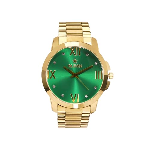 Image of GLEON Luxury Men's Numerology Watch | Water Resistant | Analog Type with Japanese Movement | Timepiece for Growth and Success with 1 Year Warranty - (Pack of 1)