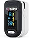 Price comparison product image OxiPro OX2 Oximeter - Fingertip Pulse Oximeter/Blood Oxygen Monitor - Finger Oxygen Saturation/SATS Monitor to measure SpO2 / Medical Oximeter for Adults
