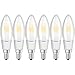 Produktbild Osram LED SuperStar Classic B Lampe, in Kerzenform mit E14-Sockel, dimmbar, Ersetzt 40 Watt, Matt, Warmweiß - 2700 Kelvin, 6er-Pack
