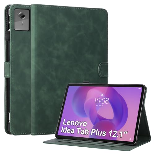 Étui porte-cartes pour Lenovo Idea Tab Plus 12,1 2025 avec support de visionnage