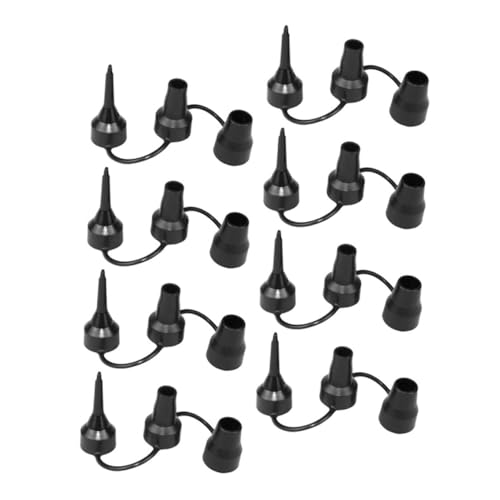 CORHAD 8pcs Air Mattress Pump Nozzles Nozzles for Inflatable Beds Versatile Replacement Tips for Easy Inflation Compatible Air Pumps Portable Use