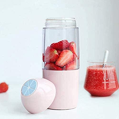 Entsafter Maschinen ， Entsafter Protable Fruit Juicer for Travel 380ml Mini wiederaufladbar, blau, uk 220v, weiß, us 220v