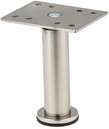 Richelieu Hardware 64217050155 BORSA - Ajustable Furniture Leg Leg-642, Satin Nickel