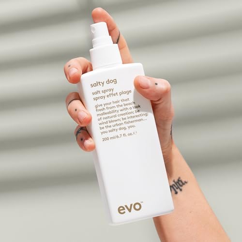 EVO Salty Dog Salt Spray - Hair Texture & Volume Spray - Beach Textured Hair, Natural Matte Finish - 200ml / 6.8fl.oz