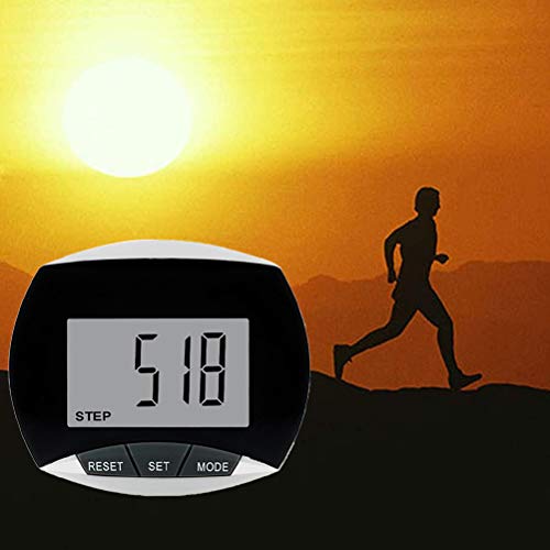 Prevessel Contapassi digitale LCD con clip da