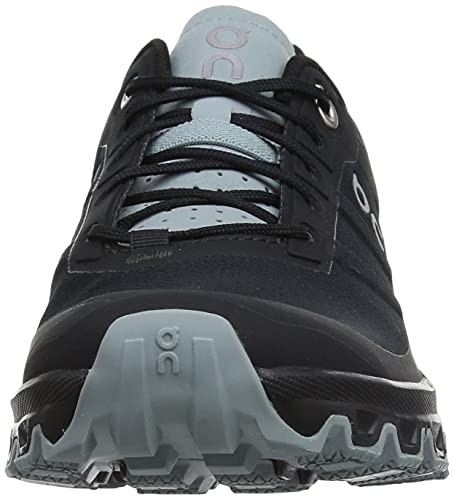 On On-Running Womens Cloudventure Waterproof Black/Graphit Running Shoe - 6