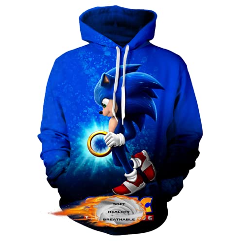 Teen 3D Printed Sweatshirt Hoodie And Sweatpants 2-Pack Boys And Girls Sweatshirts 4-Small #TOP1