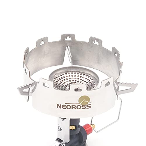 NEOROSS Outdoor Stove Windscreen, Windshield, Windproof Stove Stand, for MSR Backpacking Stove, Portable Stove Wind Guard, Cooking Accessory Gear for Backpacking Picnic Hiking Camping, 1 Pack