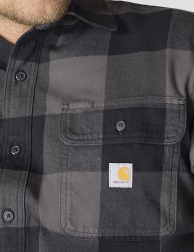 Image of Carhartt Men's Hubbard Loose Ls Plaid Shirt