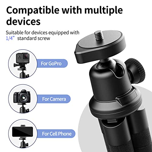 image for Aureday Phone Tripod, Flexible Tripod for iPhone and Android Cell Phon