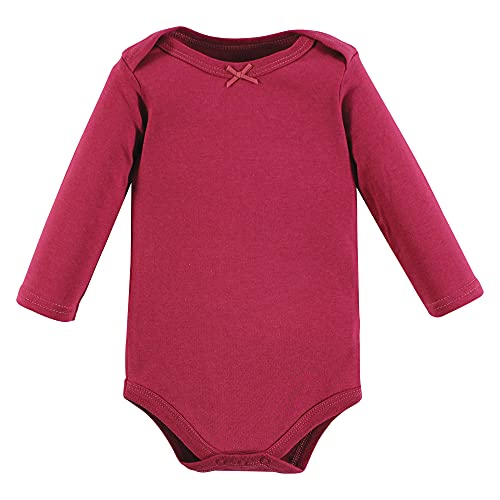 Image of Hudson Baby baby-boys Cotton Long-sleeve Bodysuits 5-pack