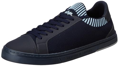 Image of Men's Colorblock Stripes Sneakers Lace-Up Shoes