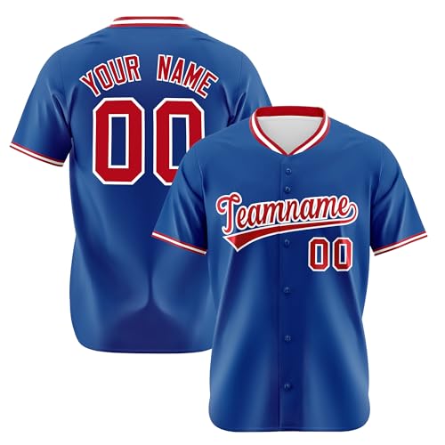 KXK Custom Baseball Jersey Personalized Adult Girls Boys Kids Printed Stitched Team Name Number Sport Short Sleeve Shirt miniatura 1