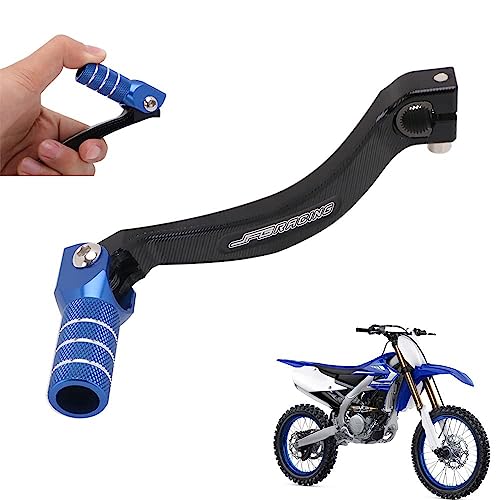 JFG Racing Motorcycle Folding Gear Shifter Shift Lever Pedal CNC for YZ65 2018 2020-2024 YZ85 2002-2024 YZ250F 2006-2013 WR250F 2008-2009 2011-2013 WR450F 2007-2015 Dirt Bike Blue
