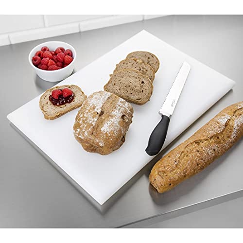 Hygiplas Extra Thick High Density White Chopping Board for Bakery - 45x30cm - Image 2