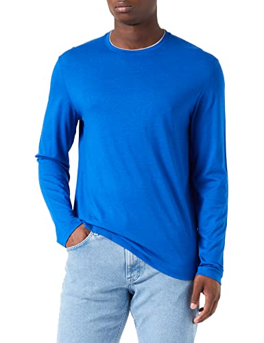 s.Oliver Men's T-Shirts Langarm, Blue, L