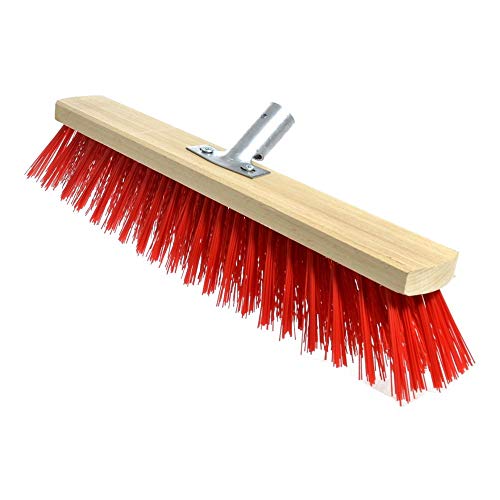 31 in / 80 cm Sweeping Brush Head Stiff Bristle Hard Outdoor Broom Garden Yard Sweeper