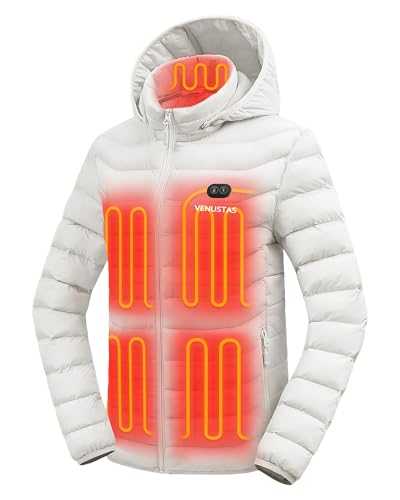 Venustasunisexdualcontrolheatedjacketwaterresistantheatedcoatforwomenandmenwithbatteryincluded Urban Country Home Decor Venustas unisex dual control heated jacket water resistant heated coat for women and men with battery included urban country home decor