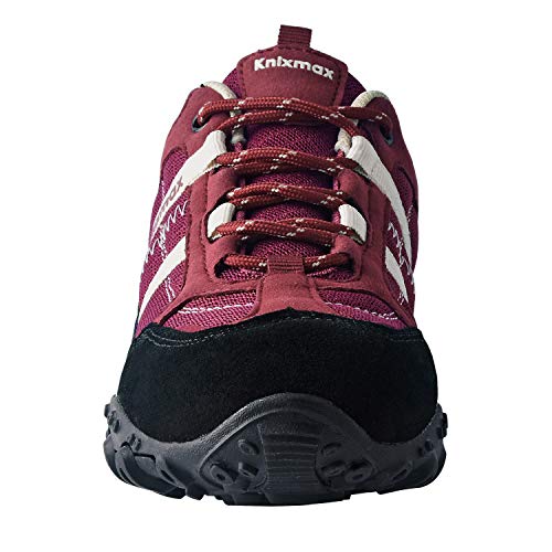 Image of Knixmax Women's Hiking Shoes Lightweight Non-Slip Climbing Trekking Sneakers for Woman Camping Backpacking Shoe