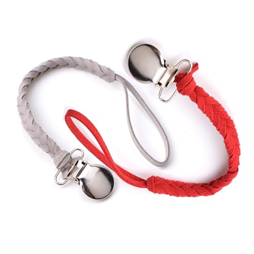 JIEYUCHU Schnullerketten 2pcs, Baby Schnullerkettenclips, Cup Catcher Baby,...