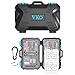 VKO Memory Card Case,Memory Card Holder,SD Card Case,SD Card Holder,CF Card Case,CF Card Holder,Water-resistant SDHC SDXC Micro SD Card Case Holder Protector with Carabiner for 4 CF/8 SD/12 MSD Cards